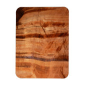 Gestreifter Felsen mit Doppelbogen Alcove II in Zi Magnet (Vertikal)