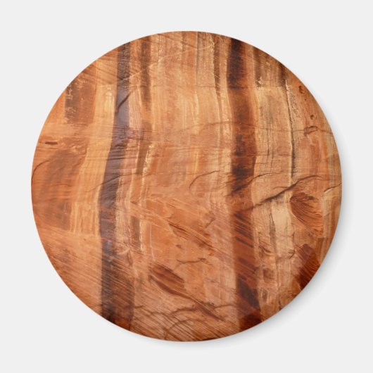 Gestreifter Felsen mit Doppelbogen Alcove II in Zi Magnet (Vorne)