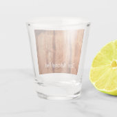 Gestreifter Felsen mit Doppelbogen Alcove II in Zi Schnapsglas (Rückseite)