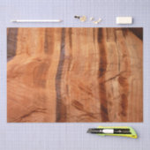 Gestreifter Felsen mit Doppelbogen Alcove II in Zi Seidenpapier (Handwerk)