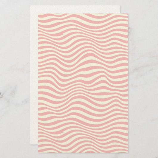 Gestreifter Hintergrund Briefpapier (Vorne/Hinten)