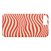 Gestreifter Hintergrund Case-Mate iPhone Hülle (Rückseite (Horizontal))