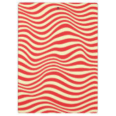 Gestreifter Hintergrund Klemmbrett (Rückseite)