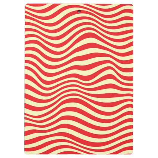 Gestreifter Hintergrund Klemmbrett (Rückseite)