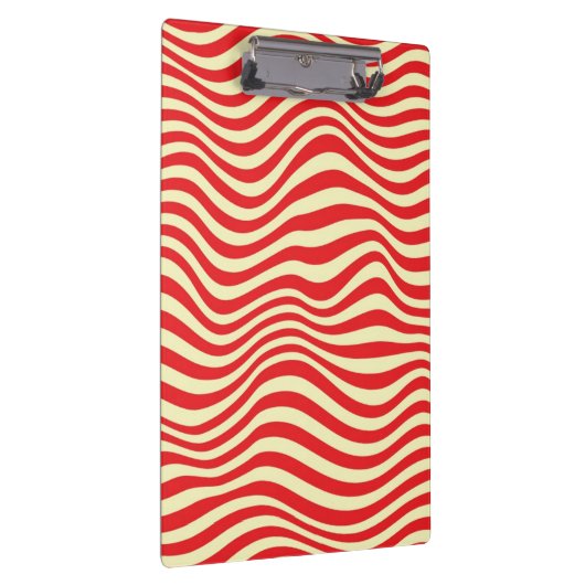Gestreifter Hintergrund Klemmbrett (Rechts)