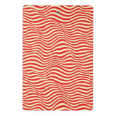 Gestreifter Hintergrund Mini Klemmbrett (Rückseite)