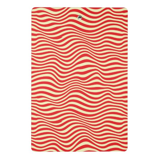 Gestreifter Hintergrund Mini Klemmbrett (Rückseite)