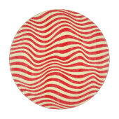 Gestreifter Hintergrund Schneidebrett (Vorderseite)