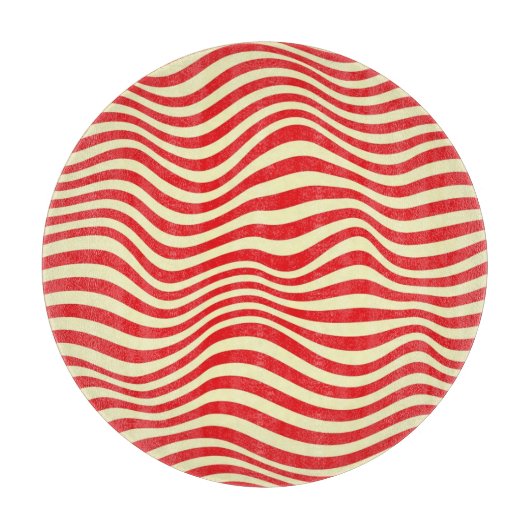 Gestreifter Hintergrund Schneidebrett (Vorderseite)