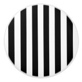 Gestreifter Keramik-Schwarzweiss-Griff Keramikknauf (Vorderseite)