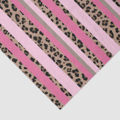 Gestreifter Leopard und Rosa Seidenpapier (Ausschnitt)