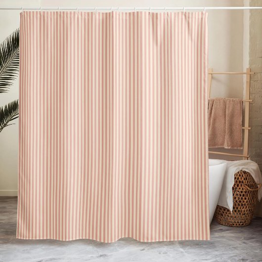 Gestreifter Minimalist  Duschvorhang