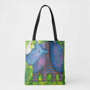Gestreifter Nashorn Tasche