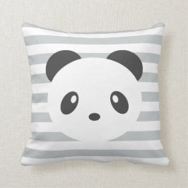 Gestreifter Panda Kissen