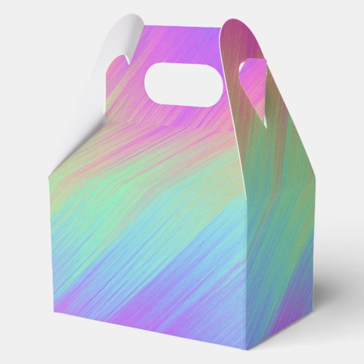 gestreifter Regenbogen-Mix : Geschenkschachtel (Vorderseite)