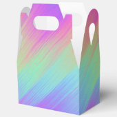 gestreifter Regenbogen-Mix : Geschenkschachtel (Offen)