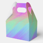 gestreifter Regenbogen-Mix : Geschenkschachtel (Rückseite)