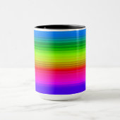 Gestreifter Regenbogen Tasse (Zentrum)
