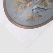 Gestreifter Schwarzkopfmeise Seidenpapier (Ausschnitt)