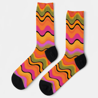 Gestreifter Socken