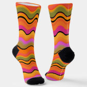 Gestreifter Socken (Gewinkelt)