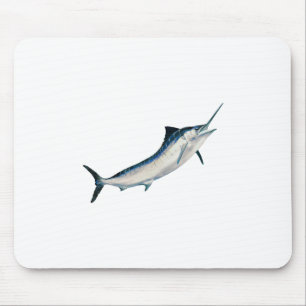 Gestreifter Speerfisch Mousepad