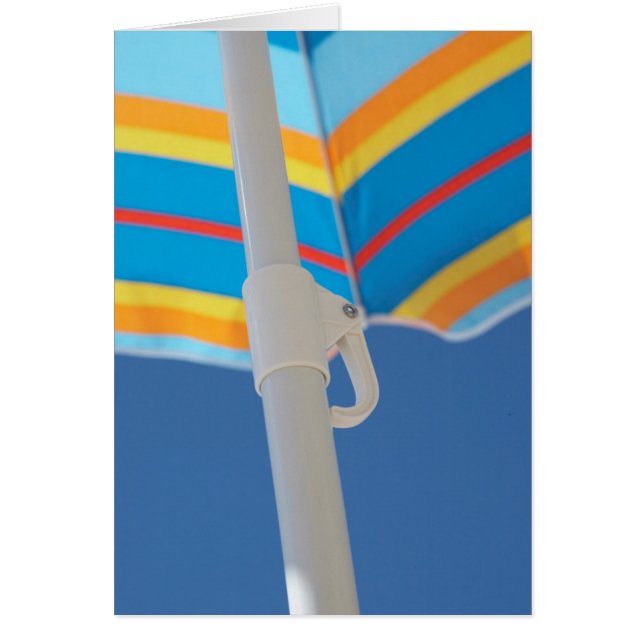 Gestreifter Strandschirm (Vorne)