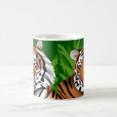 Gestreifter Tiger Kaffeetasse (Mittel)