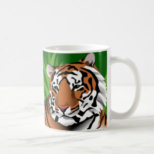 Gestreifter Tiger Kaffeetasse