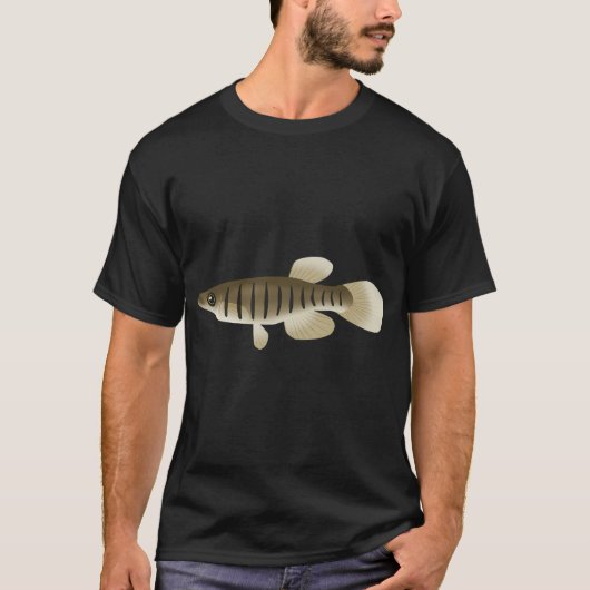 Gestreifter Topminnow (F. lineolatus) T-Shirt (Vorderseite)