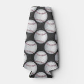 Gestreiftes Baseballmuster Flaschenkühler (Vorderseite)