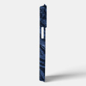 Gestreiftes Blau Camo Case-Mate iPhone Hülle (Rückseite / Rechts)