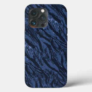 Gestreiftes Blau Camo iPhone 13 Pro Hülle