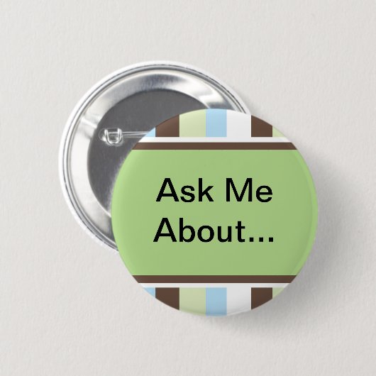 Gestreiftes Button (Vorne & Hinten)