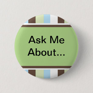 Gestreiftes Button