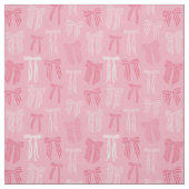 Gestreiftes Coquette-Bogen auf rosa Stoff (Muster)