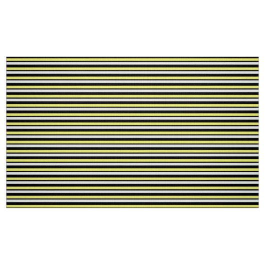 Gestreiftes gelbes und schwarzes stoff (Fat Quarter (45,7 x 55,9 cm))