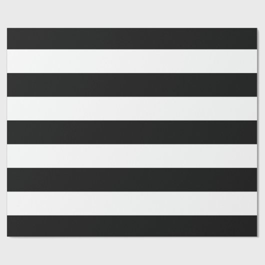 Gestreiftes Geschenk-Schwarzweiss-Packpapier Geschenkpapier (Flach)