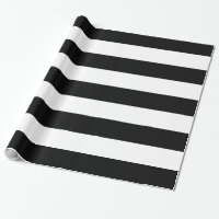 Gestreiftes Geschenk-Schwarzweiss-Packpapier