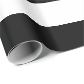 Gestreiftes Geschenk-Schwarzweiss-Packpapier Geschenkpapier (Rolleneckpunkt)