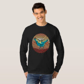 Gestreiftes Huhn 1 T-Shirt (Vorne ganz)