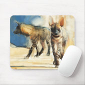 Gestreiftes Hyaenas 2010 Mousepad (Mit Mouse)