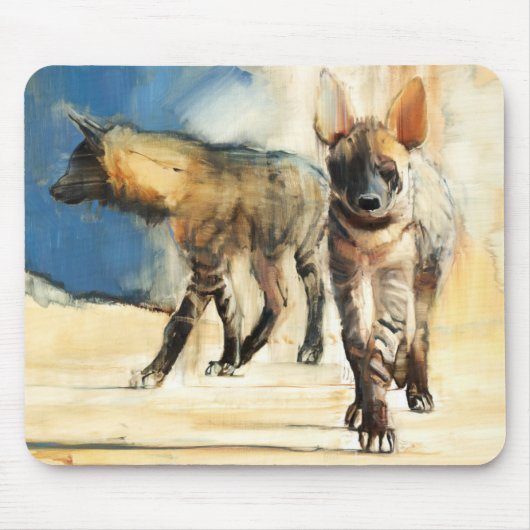 Gestreiftes Hyaenas 2010 Mousepad (Vorne)