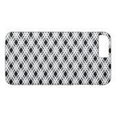 Gestreiftes kariertes Muster Case-Mate iPhone Hülle (Rückseite (Horizontal))