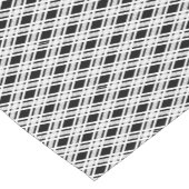 Gestreiftes kariertes Muster Kurzer Tischläufer (Ecke)