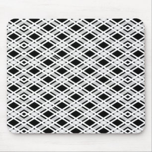 Gestreiftes kariertes Muster Mousepad