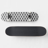 Gestreiftes kariertes Muster Skateboard (Horizontal)