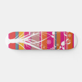 Gestreiftes launisches skateboard (Horizontal)