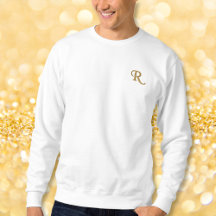 Gestreiftes Monogramm-Sweatshirt für Männer erstel