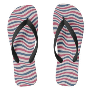Gestreiftes Muster 2 Badesandalen